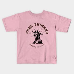 Free Thinker Breaking the Chains Kids T-Shirt